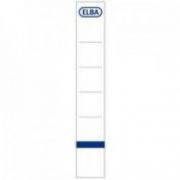 Etichete pt. bibliorafturi, 30 x 190mm, alb, 10 buc/set, ELBA