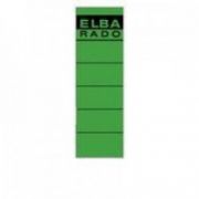 Etichete autoadezive pt. bibliorafturi, 58 x 190mm, verde, 10 buc/set, ELBA