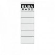Etichete autoadezive pt. bibliorafturi, 58 x 190mm, alb, 10 buc/set, ELBA
