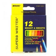 Set 12 mini creioane colorate Superb Writer, Marco 4100H-12CB