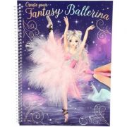 Carte de colorat Create your Fantasy Ballerina