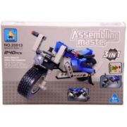 Assembly Master Motorbike Kit - 240 pcs 3 in 1
