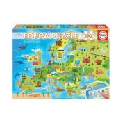 Puzzle Educa - Map of Europe, 150 piese
