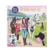 Carte de colorat Depesche TopModel Miss Melody - Dress me up, with stickers