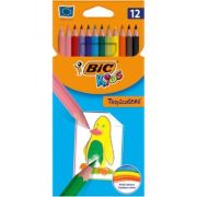 Creioane colorate Bic Kids Tropic - 12 buc.